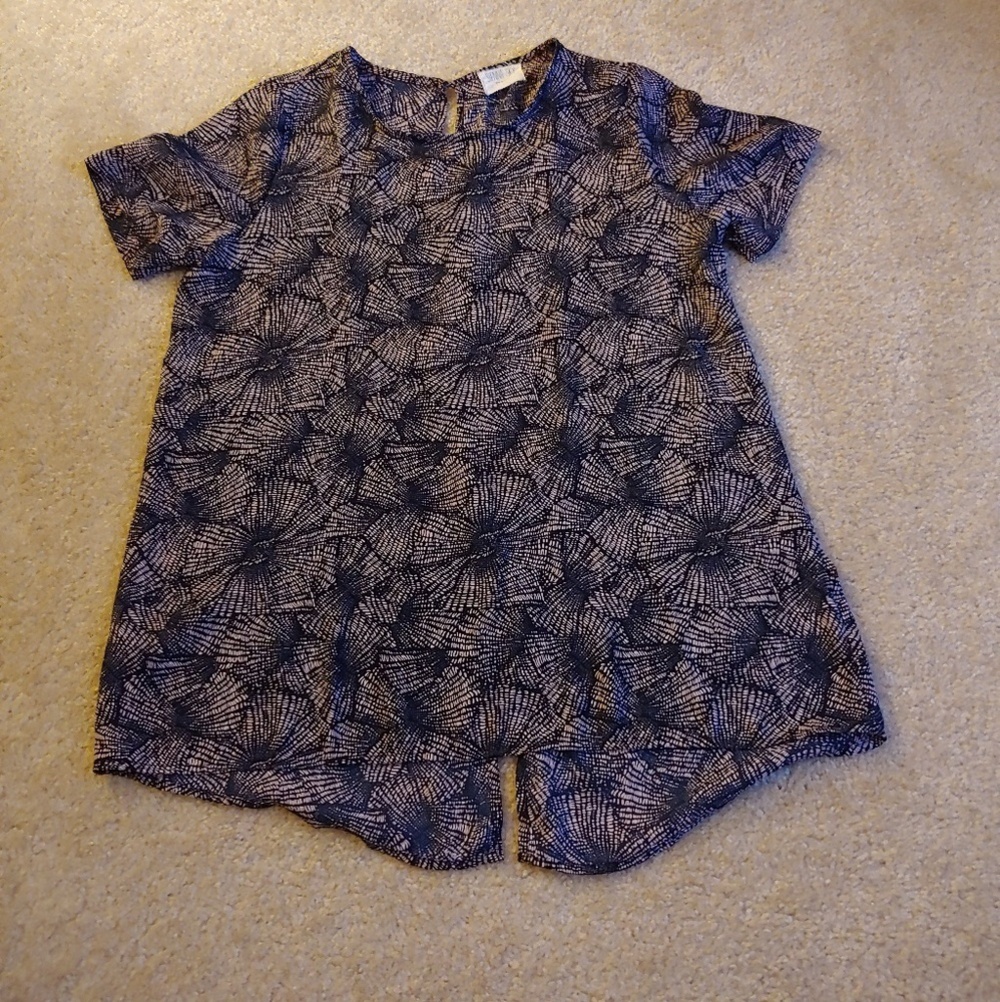 Sienna Sky sheer blouse